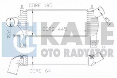KALE OTO RADYATOR 342355 -  Интеркулер